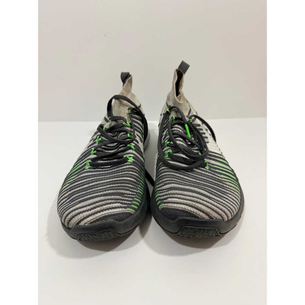Nike Free Train Virtue Mens 11 Grey Black Green Good 833275-110 Flywire Running - Picture 2 of 6